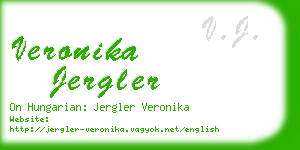 veronika jergler business card